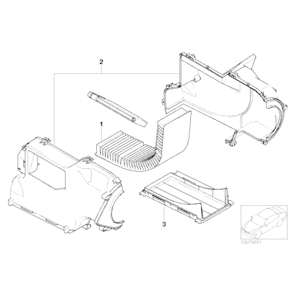 Filtr kabinowy MINI R50 R52 R53 1,4i 1,6i JCW Cooper One - 64311496710