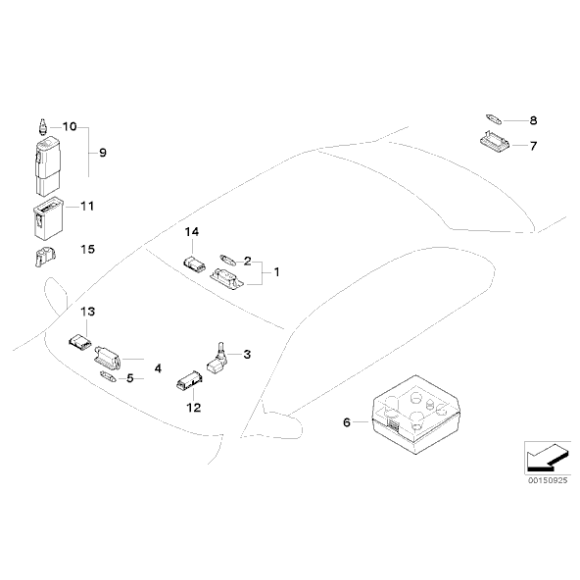 Szkło lampy oświetlenia tablicy rejestracyjnej BMW E46 cabrio 318Ci 320Cd 320Ci 325Ci 330Ci M3 - 51138244336