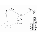 51138262422 Klamra listwy ozdobnej BMW E46 Touring 316 318 320 325 323 328 330 - 51138262422 - Części oryginalne BMW Łódź | Sklep internetowy BMW