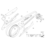Pasek zębaty napędu pasowego BMW K71 F800 GT - 33838521719