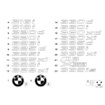 Emblemat znaczek klapy tył BMW E92 E92N 316 320 325 328 330 335 M3 - 51147146051