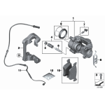 Klocki hamulcowe - Oryginał BMW - 34116858910