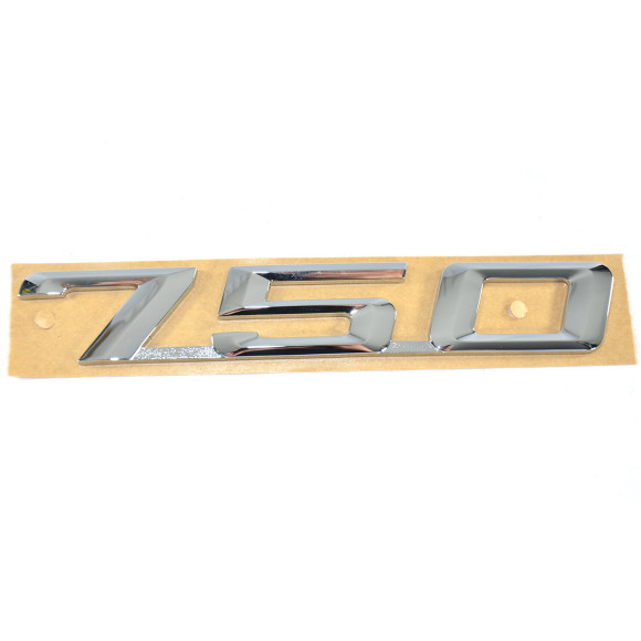 Emblemat  naklejany klapa tył 750 BMW E32 E38 750i 750iL  - 51148136272