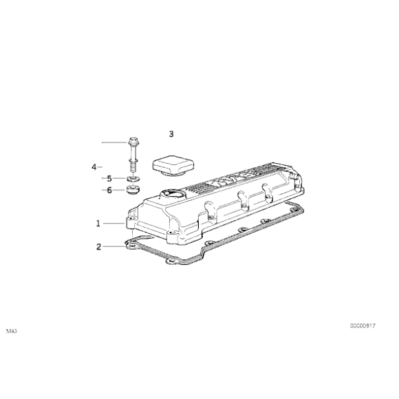 Korek oleju - Oryginał BMW - 11121743294
