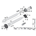 Podpora wału BMW F06 F12 F13 M5 M6 - 26122284496