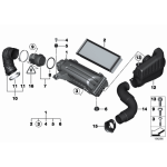 Filtr powietrza MINI R55 R56 R57 R58 R59 R60 R61 - 13717561235