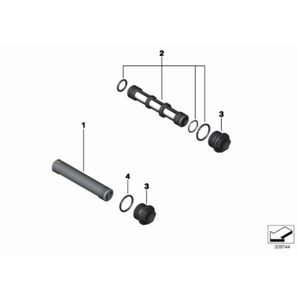 Kpl. sitka oleju BMW K18 K19 C600 SPORT GT - 11428523455