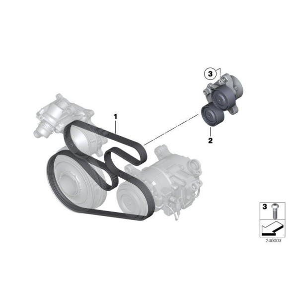 Pasek mikro BMW E90 F01 E91 F06 F07 F10 F12 F16 F20 F30 316 318 320 730d 740d 640d 520d 525d 530d 535d 114d 116d 118d 120d - 112