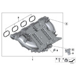 11617588126 Kolektor ssący BMW E84 E89 F07 F10 F15 F16 F20 F22 F25 F26 F30 F32- 11617588126 - Części oryginalne BMW Łódź | Sklep internetowy BMW