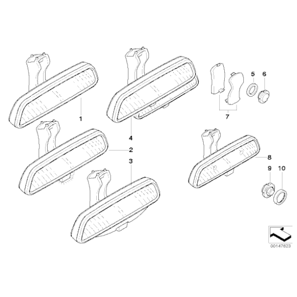 Kpl. pokrywek zamykających - 51168194789