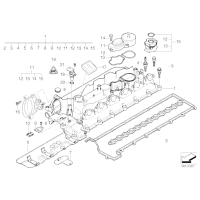Separator oddzielacz oleju odmy BMW E46 E60 E65 X5 X3 3,0d M57N - 11127799366