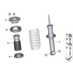 Odbój i osłona tył BMW F25 F26 X3 X4 18d 18i 20d 20i 28i 28d 35d 35i - 33536856829