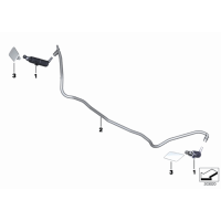 Dysza spryskiwacza reflektora lewa BMW E84 X1 16d 18d 16i 20dX 20i 25iX 25dX 28iX 35iX - 61677321891