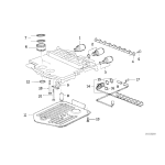 Filtr automatycznej skrzyni BMW E31 E38 E32 E39 540 740 750 840 850 - 24341422419
