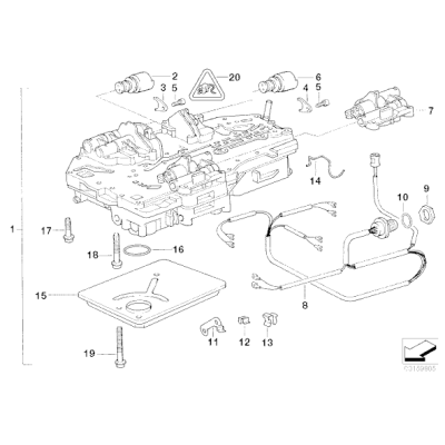 Filtr automatycznej skrzyni BMW E31 E32 E34 735i 730i 750i 525i 525i 530i 535i 850i - 24311218571