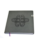 Notatnik notes szary BMW z ponadczasowym logo z nerek / grilli - 80242411118