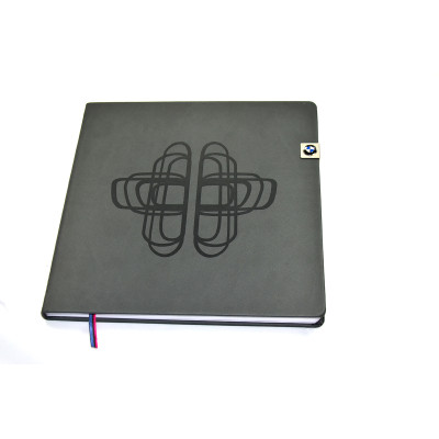 Notatnik notes szary BMW z ponadczasowym logo z nerek / grilli - 80242411118