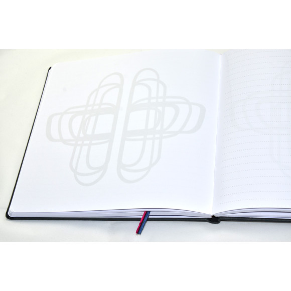 Notatnik notes szary BMW z ponadczasowym logo z nerek / grilli - 80242411118