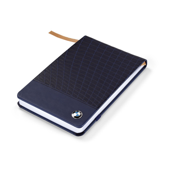 Notatnik notes mały granatowy BMW skóra - 80242454636