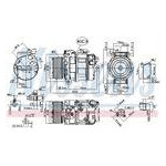 KOMPRESOR KLIMATYZACJI BMW 5 F10-F11-F18 (10-), BMW 7 F01-F02-F03-F04 (08-)