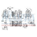 KOMPRESOR KLIMATYZACJI BMW 1 F20-F21 (11-), BMW 3 E90-E91-E92-E93 (05-), BMW 3 F30-F31-F35-F80 (11-), BMW 3 GT F34 (13-), BMW 4 
