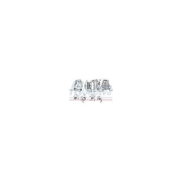 KOMPRESOR KLIMATYZACJI BMW 1 F20-F21 (11-), BMW 3 F30-F31-F35-F80 (11-), BMW 4 F32-F33-F36-F82 (13-), BMW X3 F25 (10-), BMW X4 F