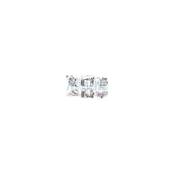 KOMPRESOR KLIMATYZACJI BMW 1 F20-F21 (11-), BMW 2 F22-F23-F87 (12-), BMW 3 F30-F31-F35-F80 (11-), BMW 3 GT F34 (13-), BMW 4 F32-