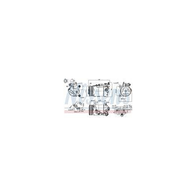 KOMPRESOR KLIMATYZACJI BMW 1 F20-F21 (11-), BMW 2 F22-F23-F87 (12-), BMW 3 F30-F31-F35-F80 (11-), BMW 3 GT F34 (13-), BMW 4 F32-