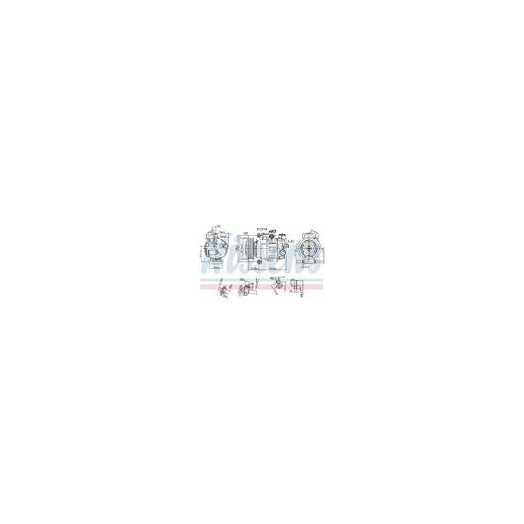 KOMPRESOR KLIMATYZACJI BMW 1 F20-F21  (11-), BMW 3 F30-F31-F35-F80 (11-)