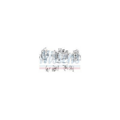 KOMPRESOR KLIMATYZACJI BMW 1 F20-F21  (11-), BMW 3 F30-F31-F35-F80 (11-)
