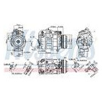 KOMPRESOR KLIMATYZACJI BMW 5 F10-F11-F18 (10-), BMW 5 GT F07 (09-), BMW 6 F06-F12-F13 (09-), BMW 7 F01-F02-F03-F04 (08-), BMW X5