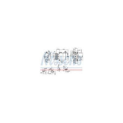 KOMPRESOR KLIMATYZACJI BMW 3 E90-E91-E92-E93 (05-), BMW X3 E83 (04-)