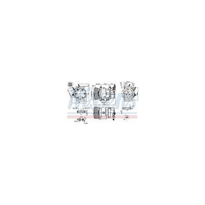 KOMPRESOR KLIMATYZACJI MINI CLUBMAN (R55) (06-), MINI CONVERTIBLE (R57) (06-), MINI COUNTRYMAN (R60) (10-), MINI COUPE (R58) (06