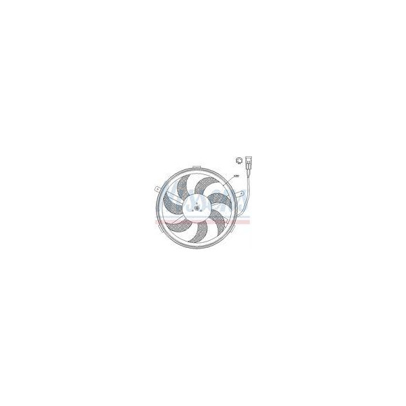 WENTYLATOR CHŁODNICY MINI CLUBMAN  (R55) (06-), MINI CONVERTIBLE (R57) (06-), MINI COUNTRYMAN (R60) (10-), MINI COUPE (R58) (06-
