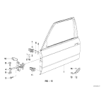 Pierścień zabezpieczający BMW E12 E21 E23 E24 E28 E30 E32 E34 E36 E39 - 51211854873