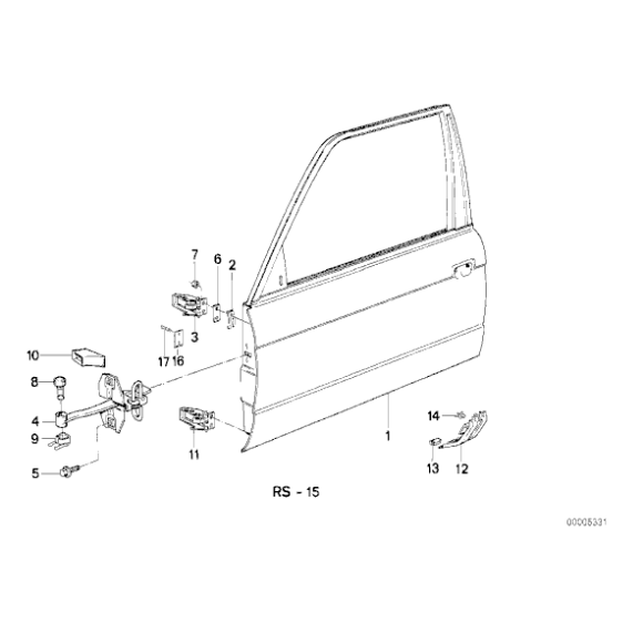Pierścień zabezpieczający BMW E12 E21 E23 E24 E28 E30 E32 E34 E36 E39 - 51211854873