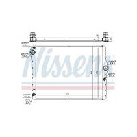 CHŁODNICA BMW 5 F10-F11-F18 (10-), BMW 5 GT F07 (09-), BMW 6 F06-F12-F13 (09-), ROLLS ROYCE DAWN (15-), ROLLS ROYCE GHOST (08-),