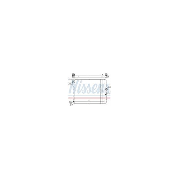 CHŁODNICA BMW 5 F10-F11-F18 (10-), BMW 5 GT F07 (09-), BMW 6 F06-F12-F13 (09-), ROLLS ROYCE DAWN (15-), ROLLS ROYCE GHOST (08-),