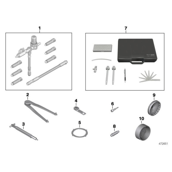 Narzędzie driver lock  Blokada zabieraka BMW - 83302327797