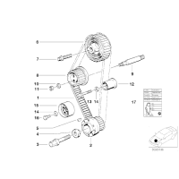 11311721245 Rolka napinająca paska rozrządu BMW E30 E34 M40 316i 318i - 11311721245 - Części oryginalne BMW Łódź | Sklep internetowy BMW