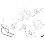 Napinacz paska BMW E46 E60 E65 E90 E91 X3 1,8d 3,0d 2,0d 2,5d 3,5d - 11287807021
