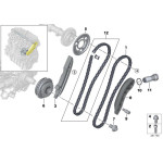 Napinacz łańcucha BMW E60N E70N E71 E81 E87 E83 E84 E90N F01 F06 F07 F10 F15 F20 F25 F30 F36 G11 MINI - 11318586699