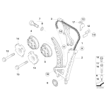 Napinacz łańcucha BMW E46 E60N X1 E87 E90 E91 F10 F20 F30 316 318 116 118 120 320 520 528 328 - 11317567680