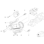 Łańcuch rozrządu BMW E46 E39 E38 E53 X5 525d 530d 330d 730d 3,0d M57 - 13522248729