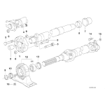 Przegub wału BMW E36 323 325 E39 523 525 F20 F30 114 116 118 316 320 - 26111227869