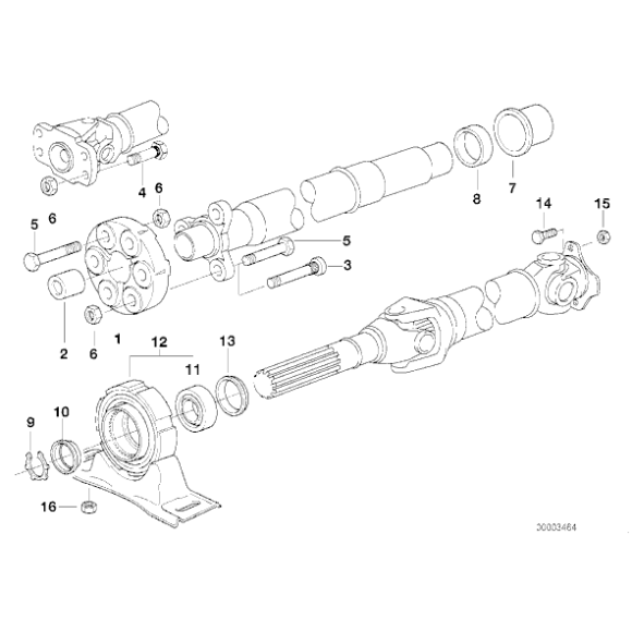 Przegub wału BMW E36 323 325 E39 523 525 F20 F30 114 116 118 316 320 - 26111227869