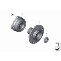 Nakrętka koła tył BMW E39 E60 E38 X5 X3 X6 - 33411133785