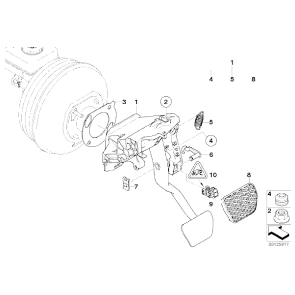 Nakładka pedału hamulca BMW E24 E30 E34 E36 E39 E46 E38 E60 E61 E65 E90 E91 E87 E81 F10 F11 F01 F07 F15 F20 F21 F30 F31 F36 F25 