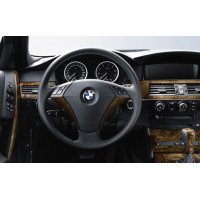 32300406384 Nakładka dekoracyjna z jasnej topoli słojowanej do kierownicy skórzanej BMW E60 E61 - 32300406384 - Części oryginalne BMW Łódź | Sklep internetowy BMW