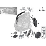 Moduł LED zestaw BMW F20N F21N 114 116 118 120 125 135 140 - 63117428425